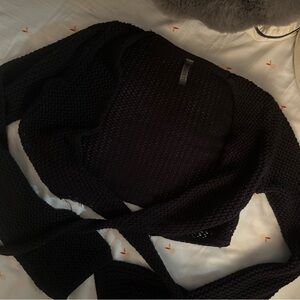 black shrug / cardigan sweater